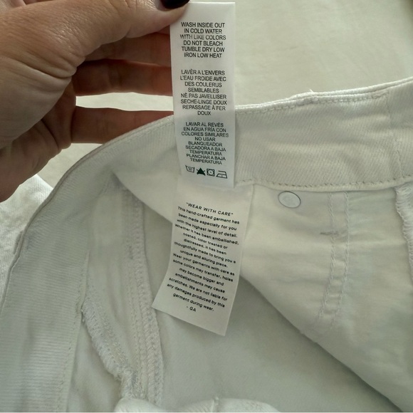 Good American White Denim Flares - Picture 6 of 11